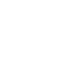 Round white Facebook logo