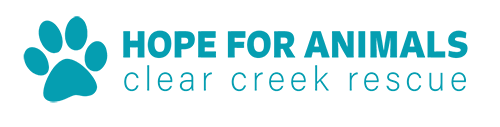 Hope for Animals Clear Creek Rescue logo